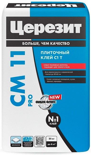 Клей для керамогранита и керамической плитки для пола и стен Сeresit CM 11 PRO (25кг/48) ЦЕРЕЗИТ Imra6QH6jfaUW2hA5oZoo0 - фото 257