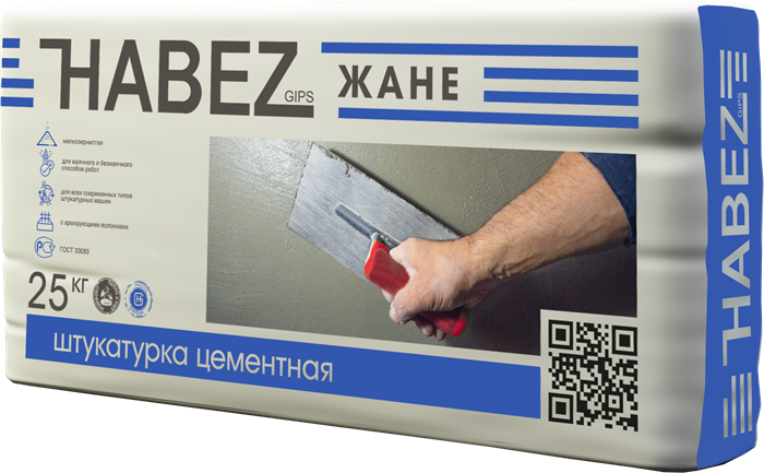 Хабез Штукатурка цементная смесь Жане 25/56 -7AySYhJgdnZHl57Tn-2A3 - фото 477