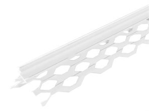 Уголок ПВХ 35мм*35мм с маяком 6мм (20) ИДЕАЛ 100454